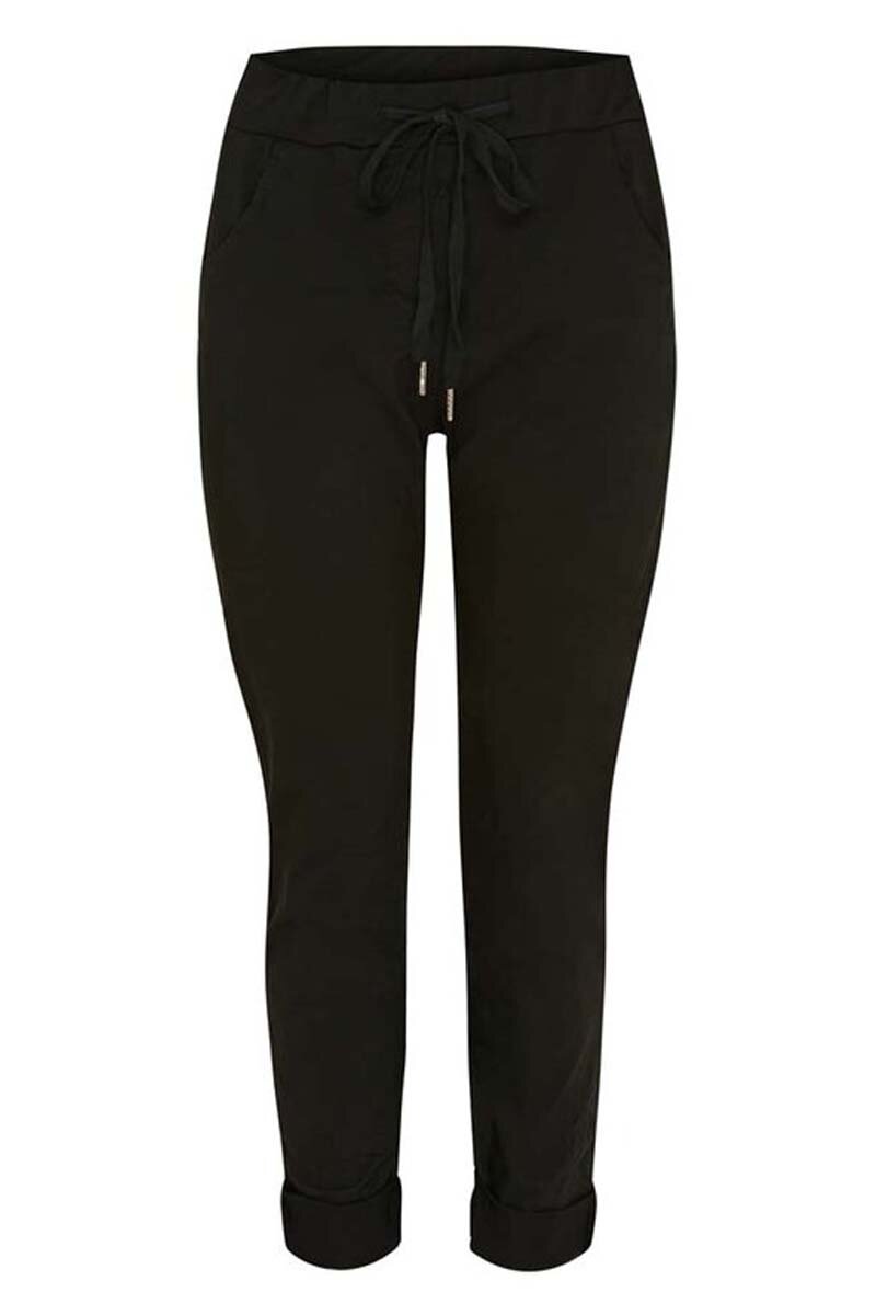Kalie Ankle Pants Women Black Marta du Chateau