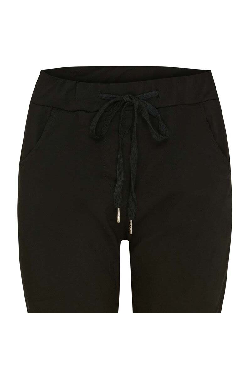 Kalie Ankle Pants Women Black Marta du Chateau
