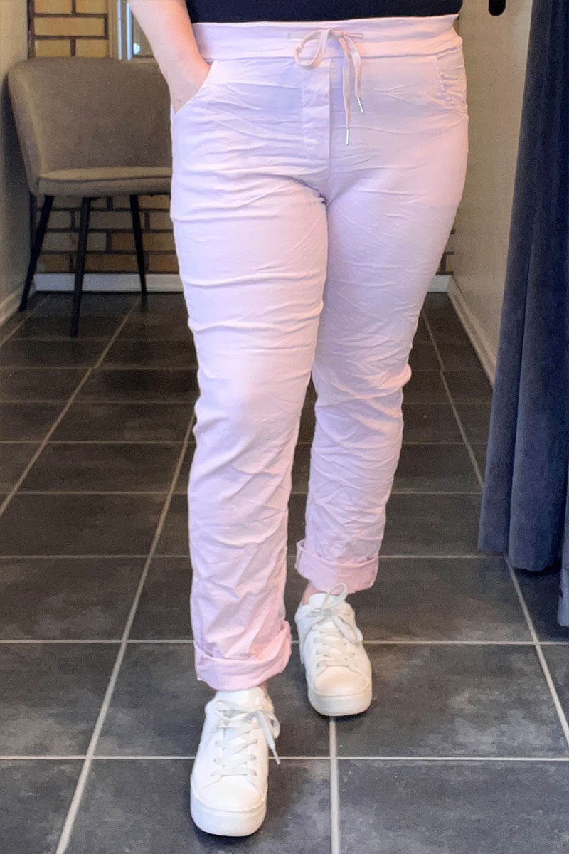 Kalie Ankle Trousers Women Pink Marta du Chateau