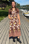 Lydia Dress Women Marrone Marta du Chateau