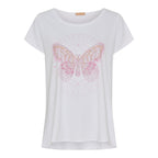 Marie T-Shirt Women Pink Butterfly Marta du Chateau