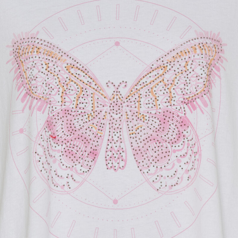 Marie T-Shirt Women Pink Butterfly Marta du Chateau