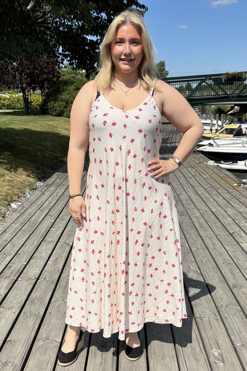 Melina Klänning Dam Rosa Fuchia | Smilebutiken - Marta du Chateau