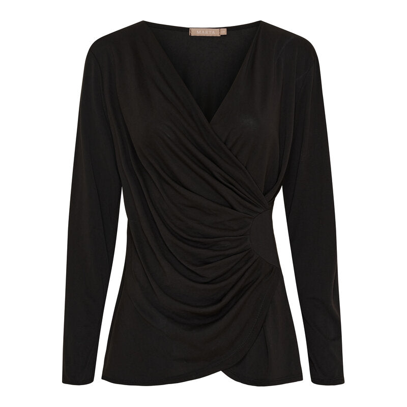 Primrose Top Ladies Black Marta du Chateau