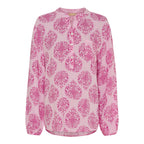 Ronja V-Neck Blouse Women Fuxia Heart Marta du Chateau
