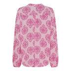 Ronja V-Neck Blouse Women Fuxia Heart Marta du Chateau