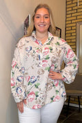 Ronja V-Neck Shirt Blouse Women Sabbia Baby Marta du Chateau