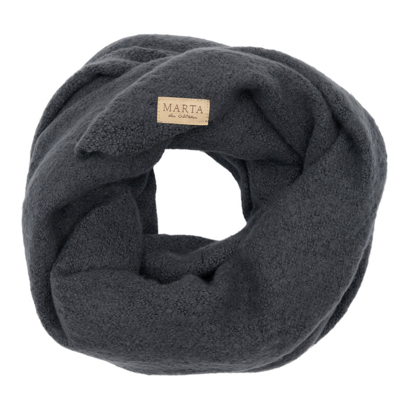 Scarf Dam Dark Grey Marta du Chateau