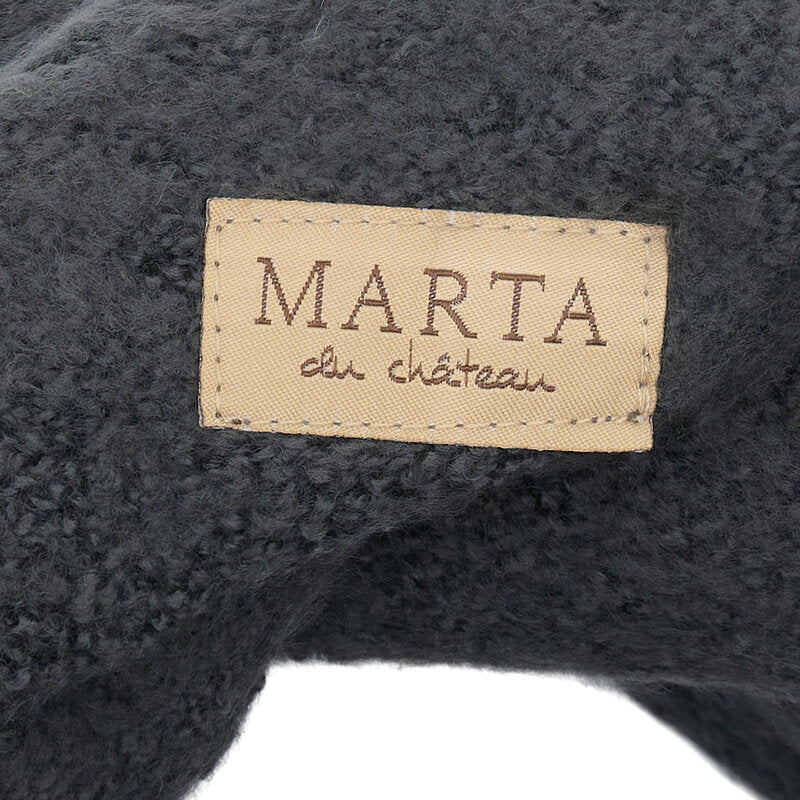 Scarf Dam Dark Grey Marta du Chateau