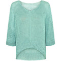 Marta du Chateau Knitted Sweater Women Aqua - Marta du Chateau