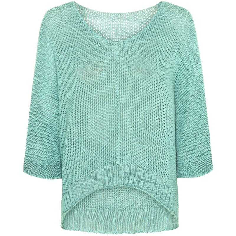 Marta du Chateau Knitted Sweater Women Aqua - Marta du Chateau