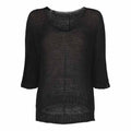 Knitted Sweater Women Black MARTA DU CHÂTEAU