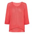 Knitted Sweater Women Coral Marta du Chateau