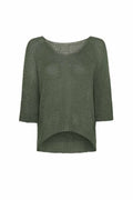 Knitted Sweater Women Military Marta du Chateau