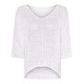 Marta du Chateau Knitted Sweater Women White - Marta du Chateau