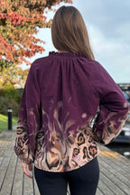 Una Blus Manchester Dam Prugna Marta du Chateau