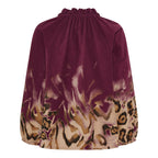 Una Blus Manchester Dam Prugna Marta du Chateau