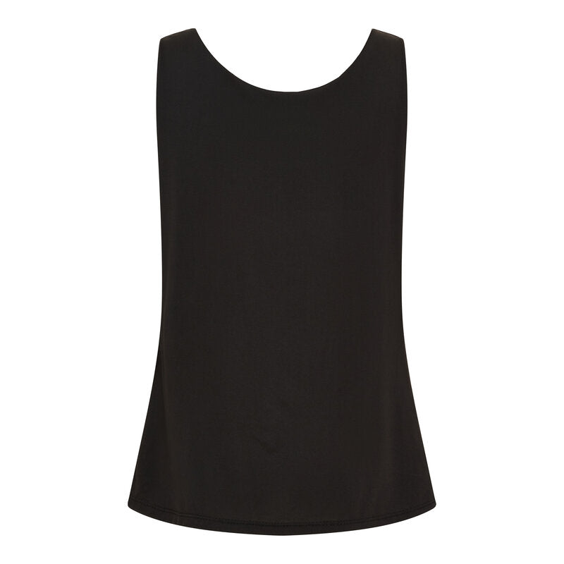 Veronica Linen Dress Black Marta du Chateau