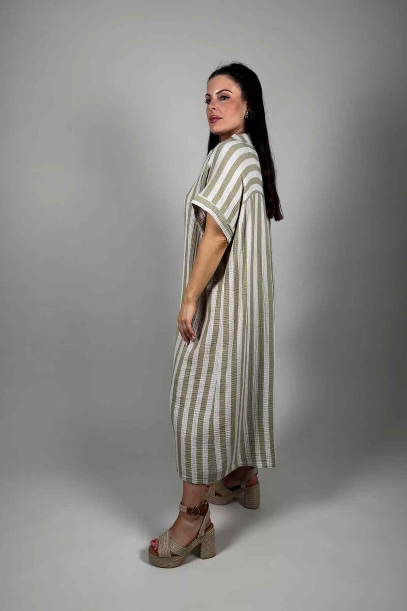 Maxie Skjortklänning Dam Beige | Smilebutiken - Camicia