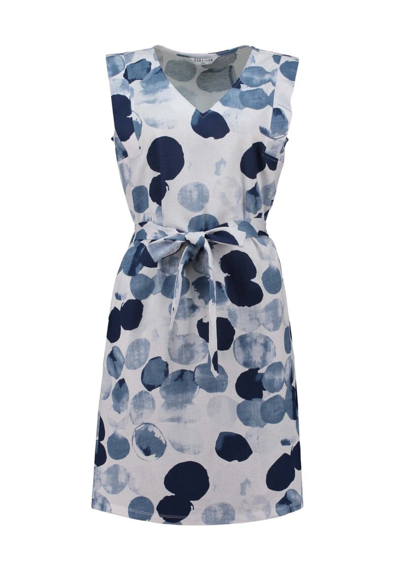 Mayram Ärmlös Klänning Dam Blue Dots Zabaione | Smilebutiken