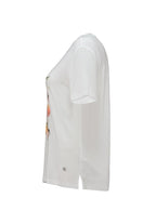 Melon T-shirt With Rhinestones Women White | Smilebutiken - Zabaione