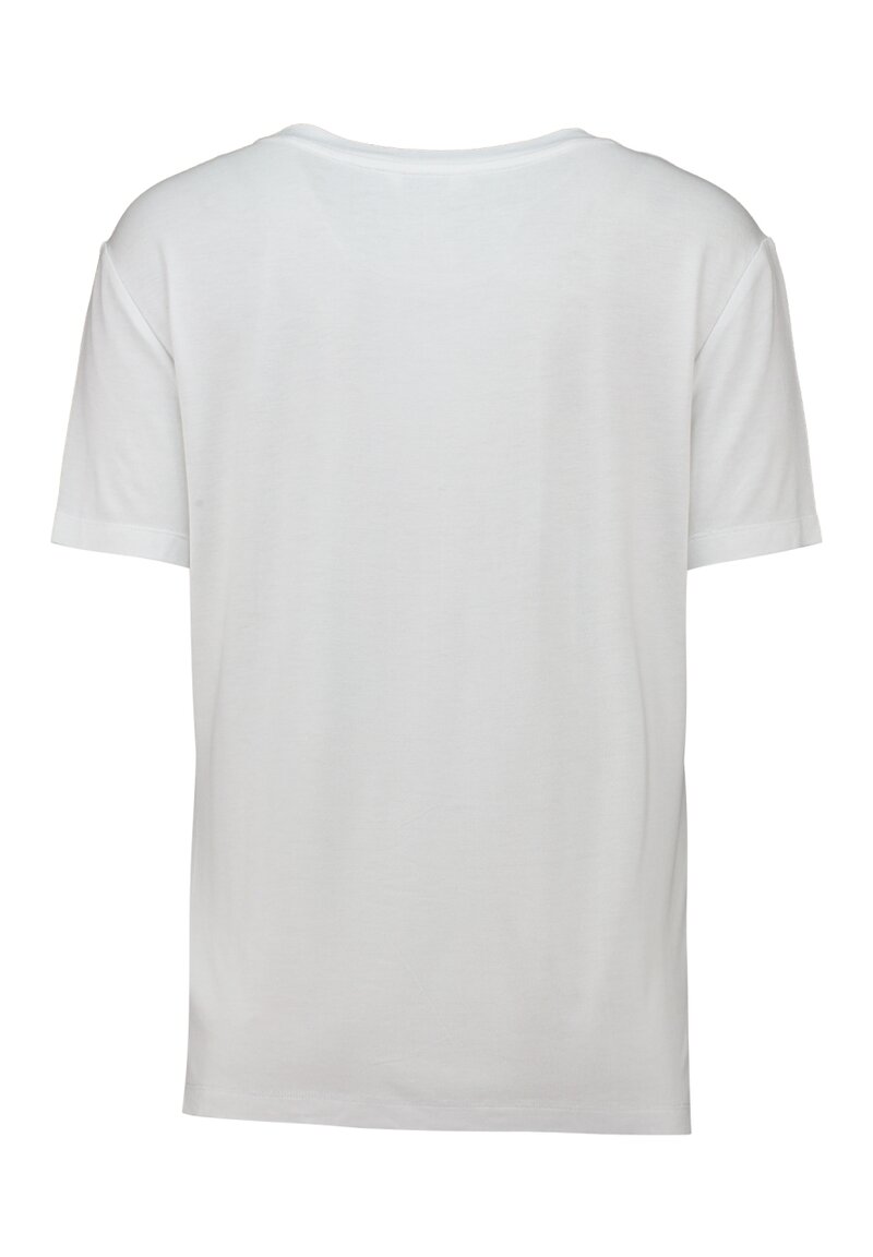 Melon T-shirt With Rhinestones Women White | Smilebutiken - Zabaione