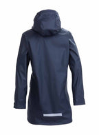 Mia Regnjacka PU Dam Dark Navy - Tuxer