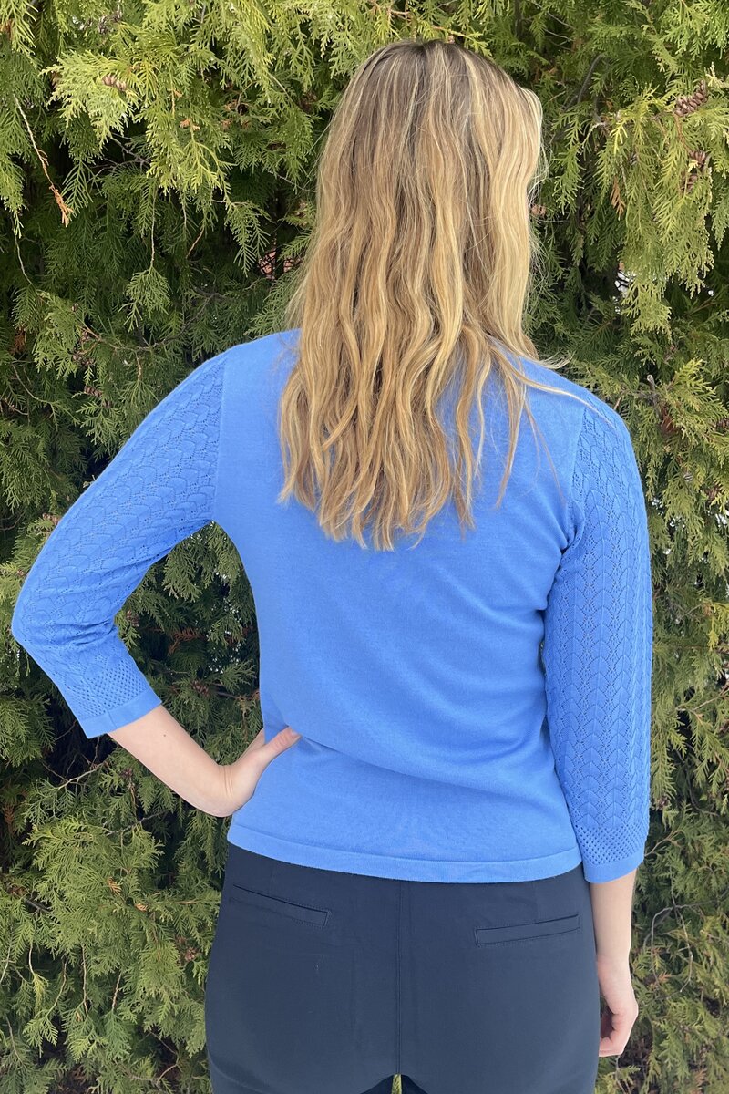 Caitlin Pullover Dam Azur Blue Micha