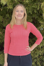 Caitlin Pullover Dam Conf Coral Micha