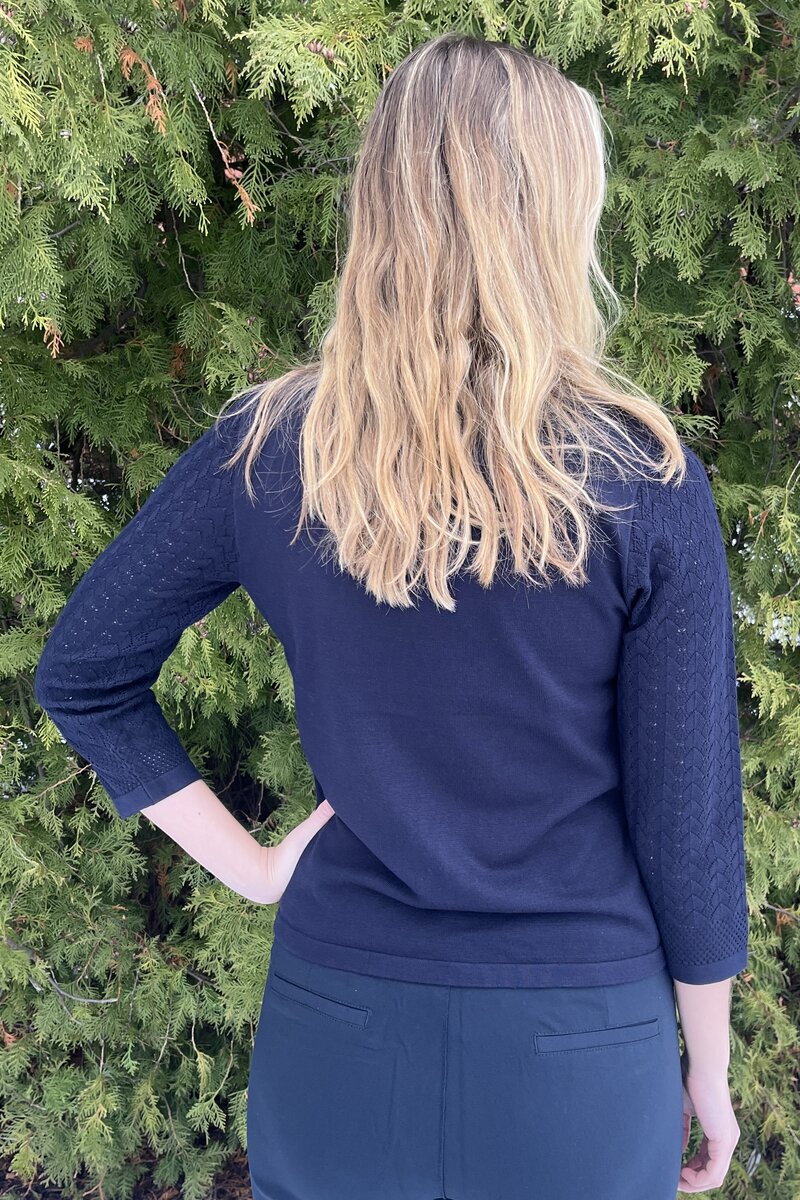 Caitlin Pullover Dam Navy Micha