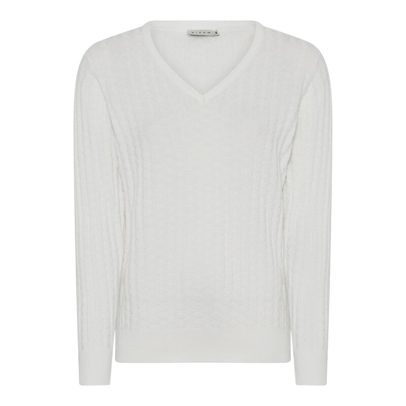 Carol V-Neck Pullover Women OffWhite Micha