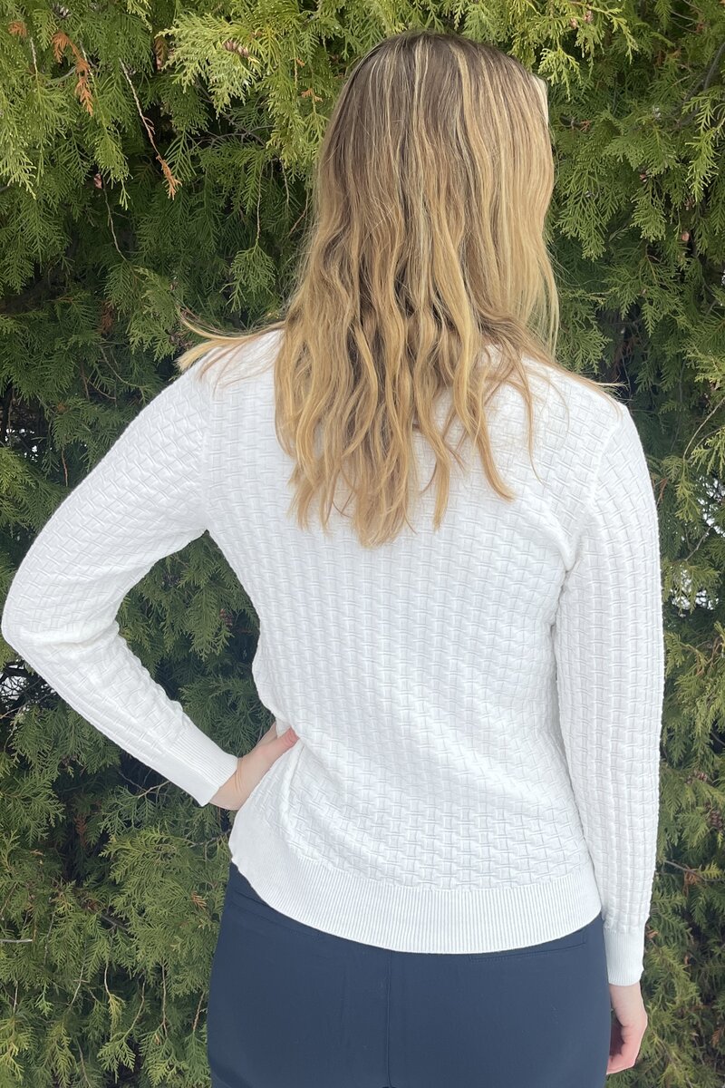 Carol V-Neck Pullover Women OffWhite Micha