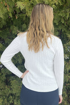 Carol V-Neck Pullover Women OffWhite Micha