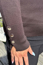 Carrie V-neck Pullover Women Brown Micha
