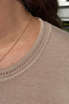 Khloe Rundhalsad Pullover Dam Camel Micha
