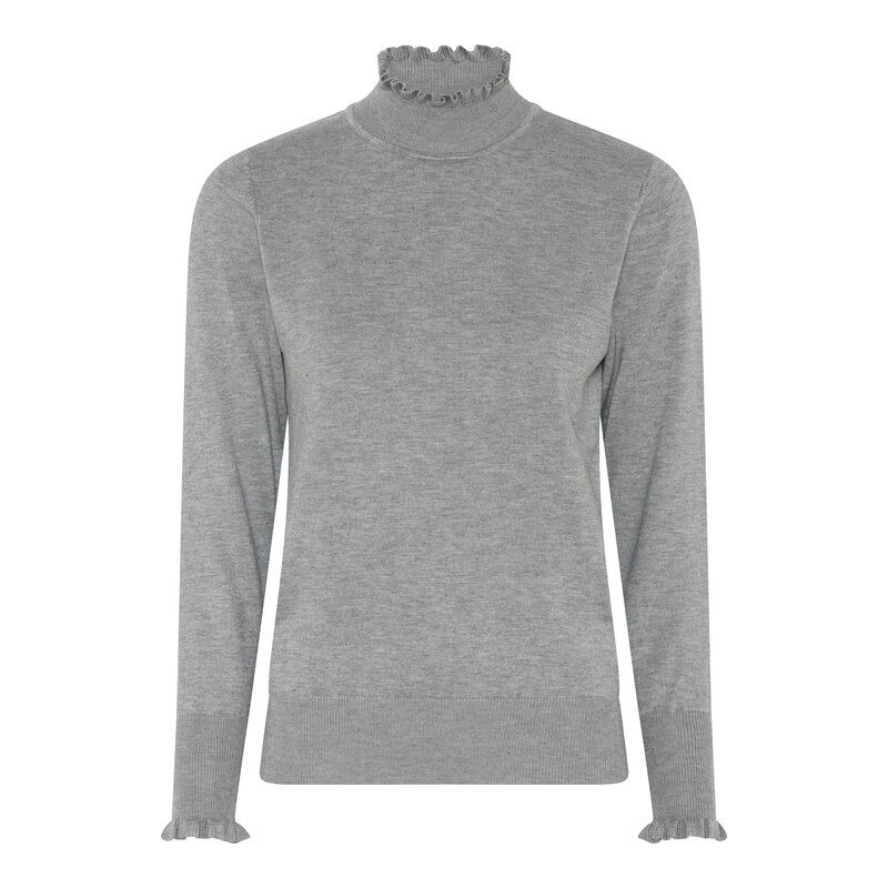 Lara Polo Dam Light Grey Melange Micha