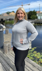 Lara Polo Dam Light Grey Melange Micha