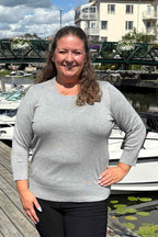 Norah Pullover Dam Light Grey Melange Micha