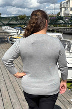 Norah Pullover Dam Light Grey Melange Micha