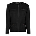 Nyla Rundhalsad Cardigan Dam Black Micha