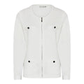Nyla Rundhalsad Cardigan Dam Offwhite Micha