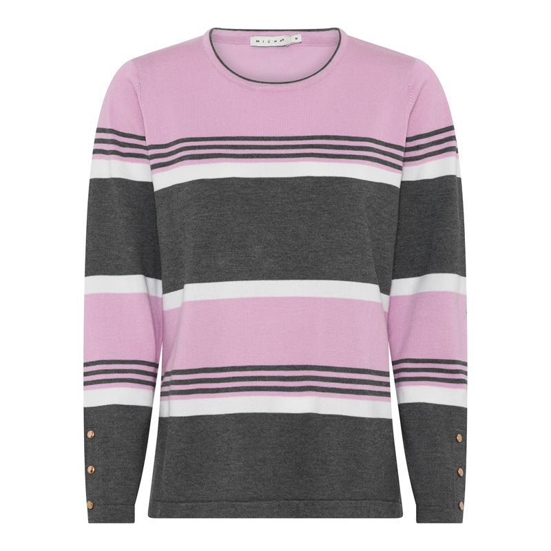 Reese Pullover Dam Rose Grey Micha