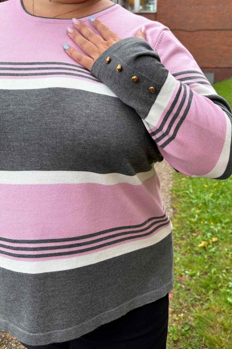 Reese Pullover Dam Rose Grey Micha