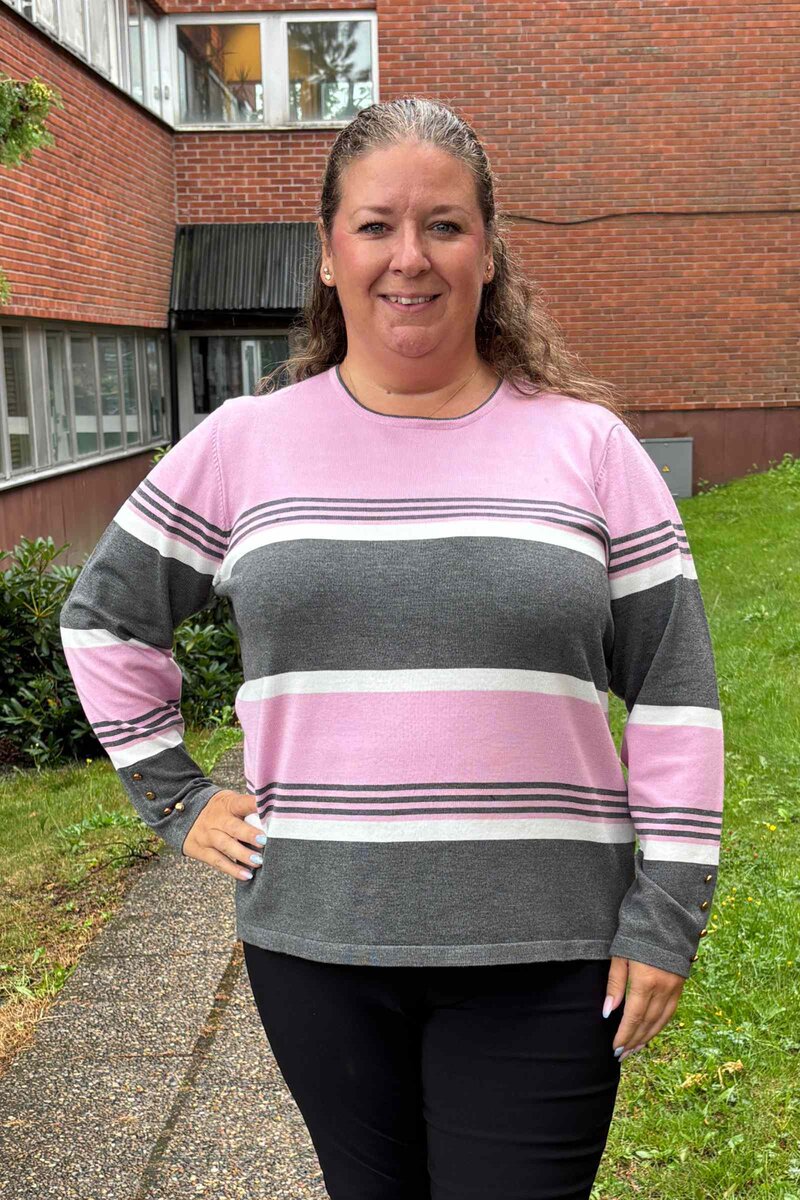 Reese Pullover Dam Rose Grey Micha