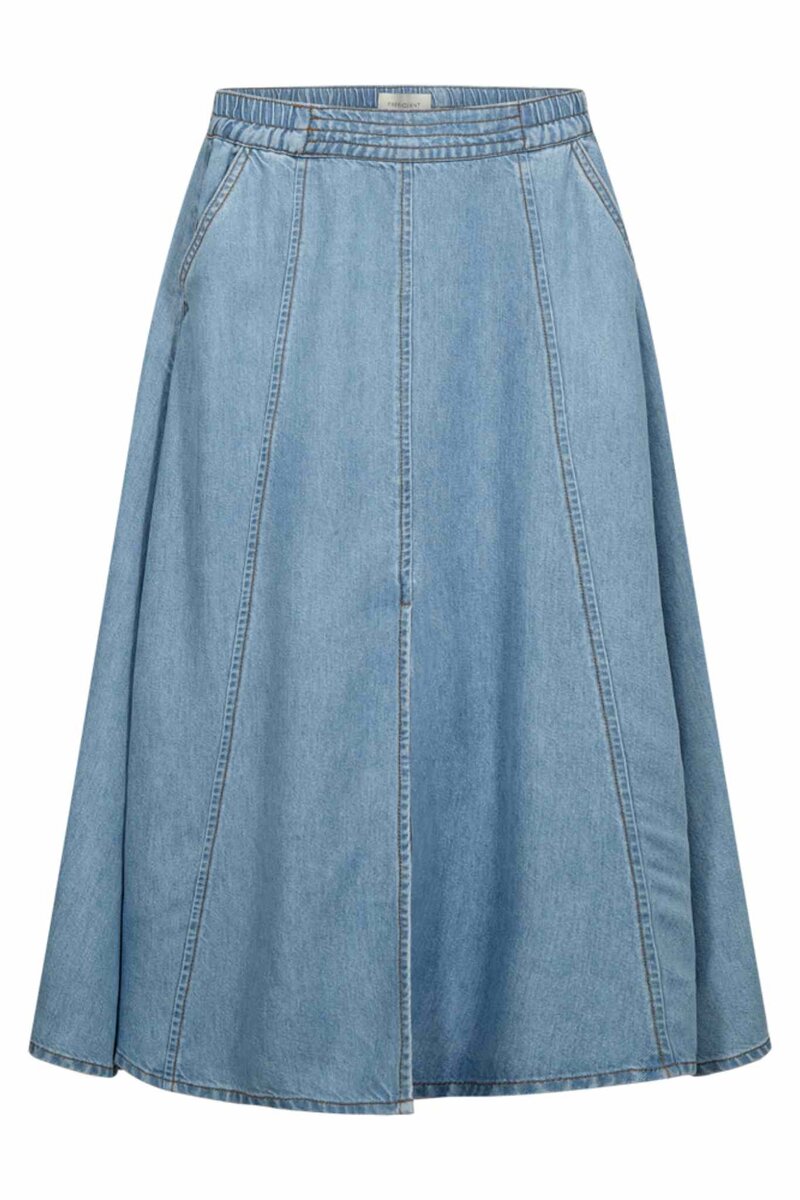 Milo Skirt Women Light Blue Denim | Smilebutiken - Freequent