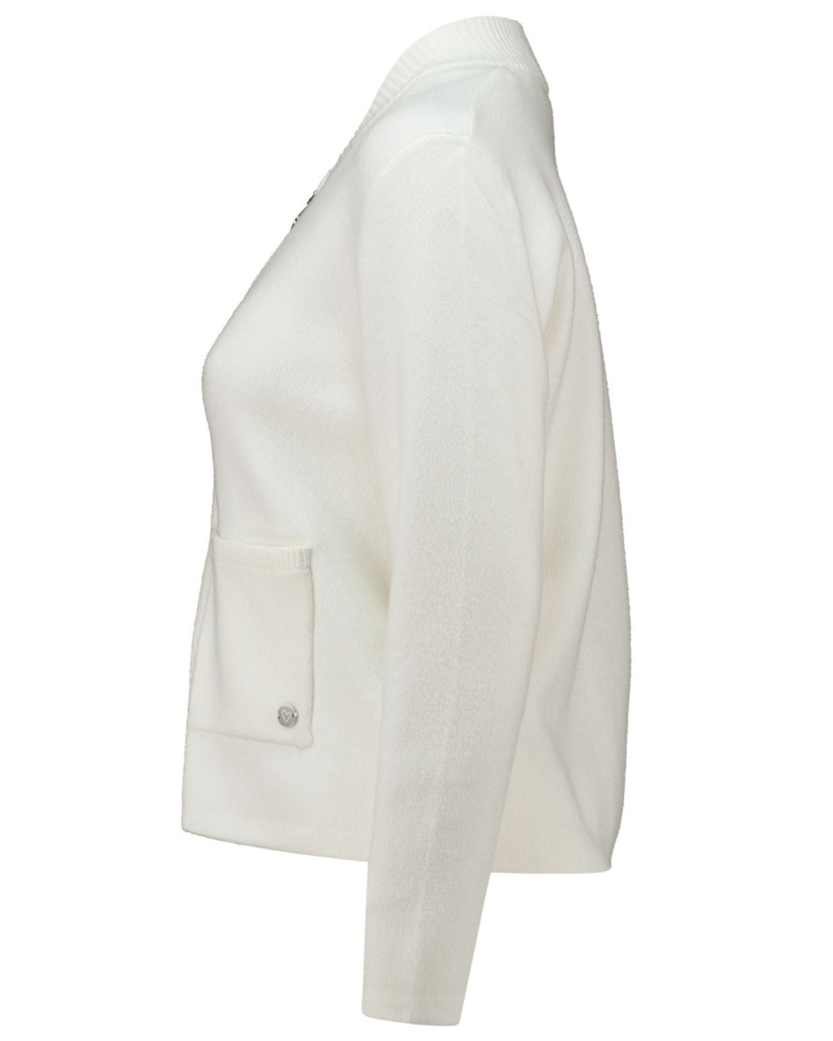 Mimi Trikåjacka Dam OffWhite | Smilebutiken - Zabaione