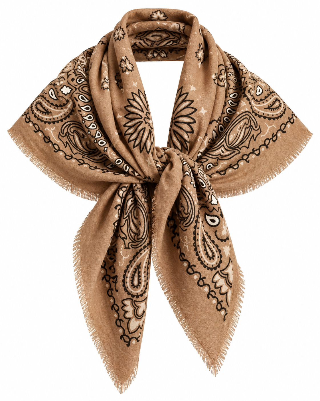 Mira Sjal Dam Dark Taupe | Smilebutiken - Caramelle Fashion