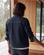 Mona Denim Skjorta Dam Denimblå Rinsed Herringbone | Smilebutiken - Cecil