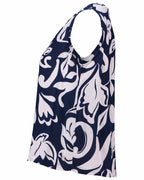 Patterned Blouse Haven Women Navy | Smilebutiken - Zabaione