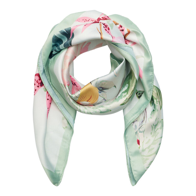 Mönstrad Scarf Finja Dam Green | Smilebutiken - Marta du Chateau